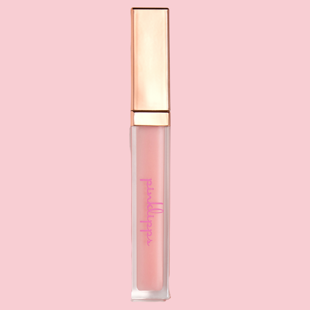 Tube of Pink Lipps Lip Gloss Duo gloss ‘Aglow’ sheer radiant glow finish