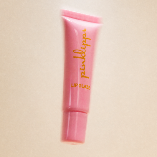 Lemon Lip Glaze Sparkly Lip Balm tube, hydrating lip balm for glazed lips and endless glow.