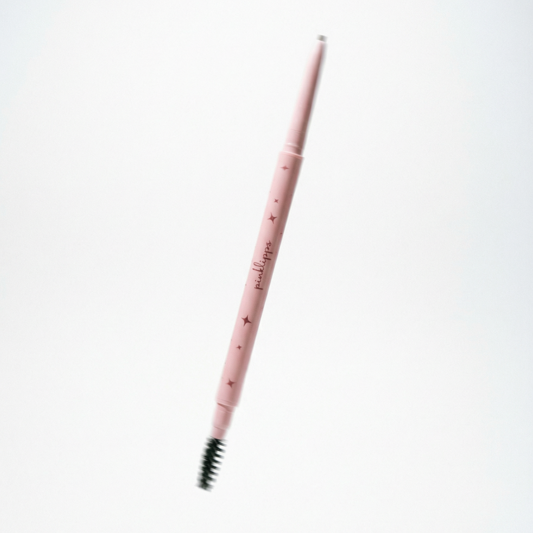 Pink Lipps Medium shade Brow’d Up Brow Pencil ultra-slim pencil and spoolie dual-ended
