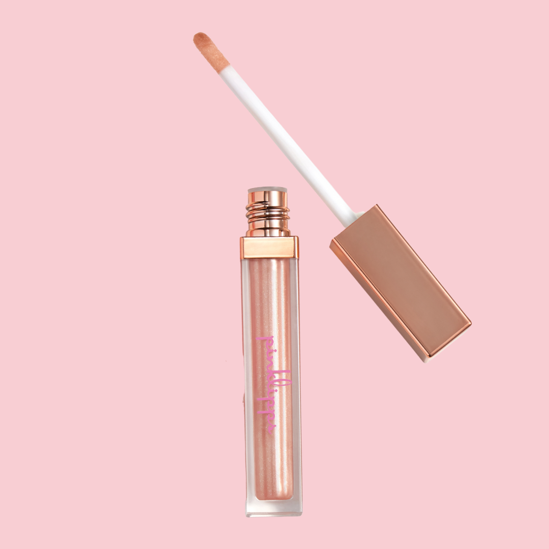 Tube of Pink Lipps Lip Gloss Duo gloss ‘Star’ rich sparkle and luminous shine