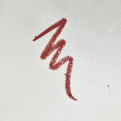 Pink Lipps Rose Brown liner swatch mark on a white background