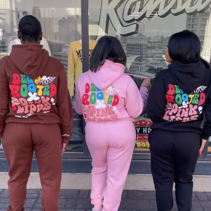 Deep Rooted x Pink Lipps Sweatsuit