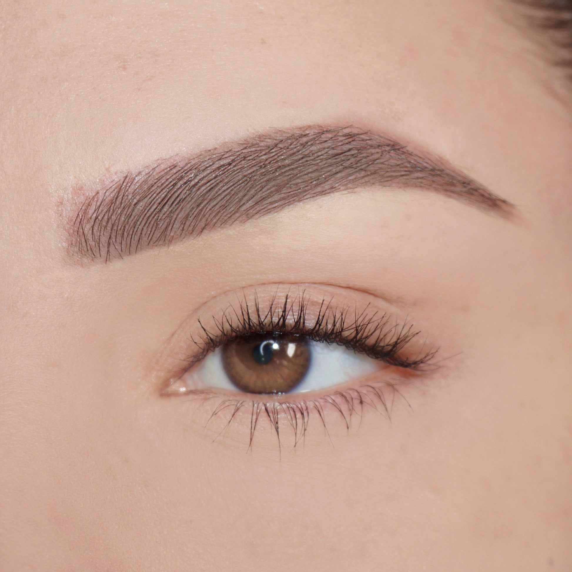 Close-up of Pink Lipps 'Warm Blonde' Brow’d Up Brow Pencil precision tip showing ultra-fine stroke point and rich pigment for defining brows.