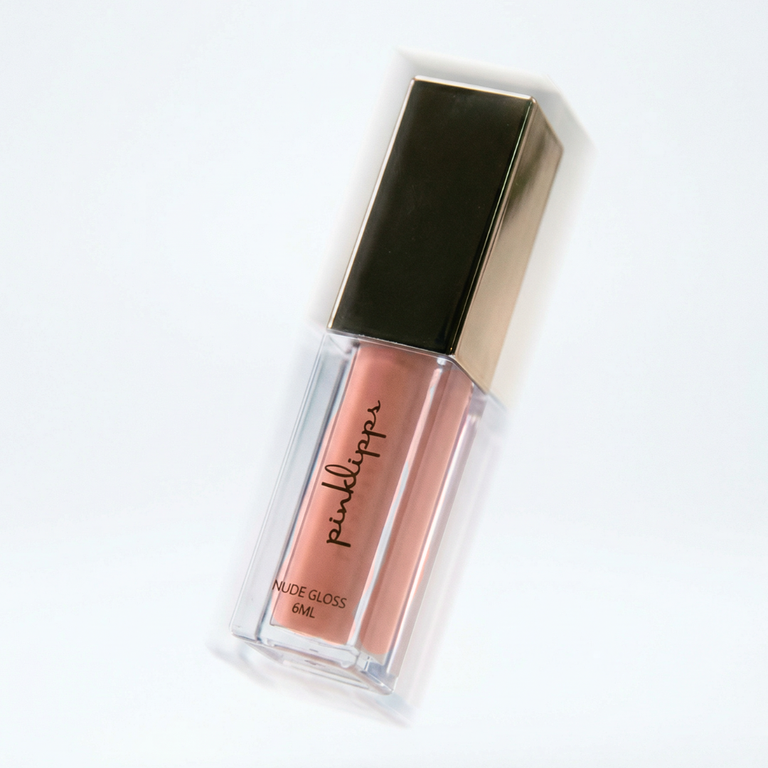 Nude Glass Gloss Blush highly pigmented blush pink gloss