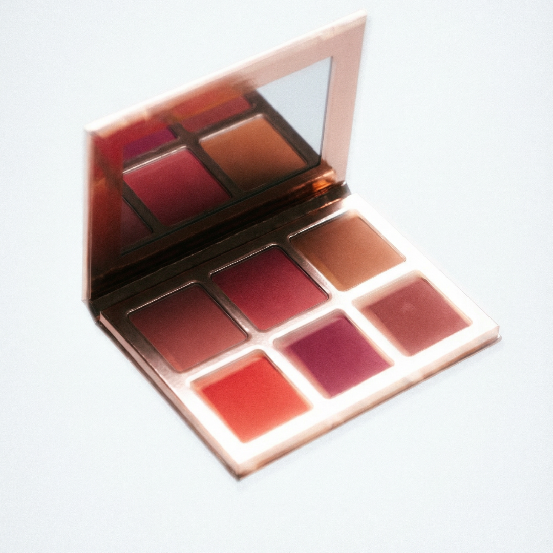 Blushing' On You Blush Palette- 6 pigmented blush shades for all skintones