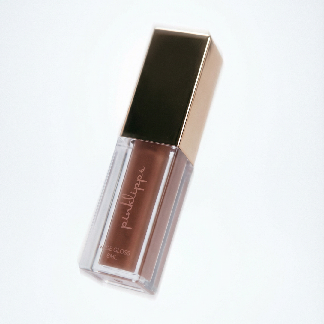 Nude Glass Gloss Brown Suga highly pigmented brown gloss