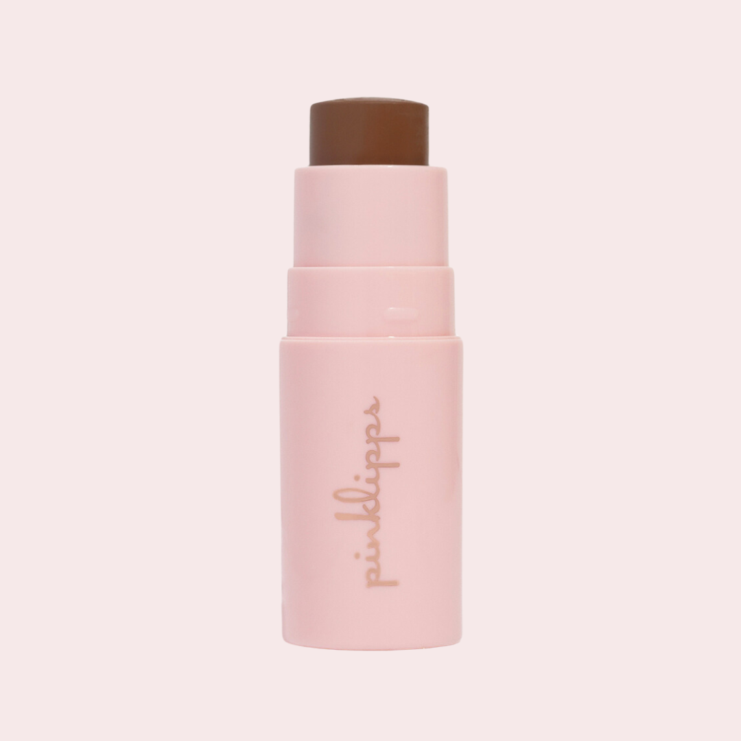 Pink Lipps Soft Matte Contour Stick on white background — for sculpting all skin tones.