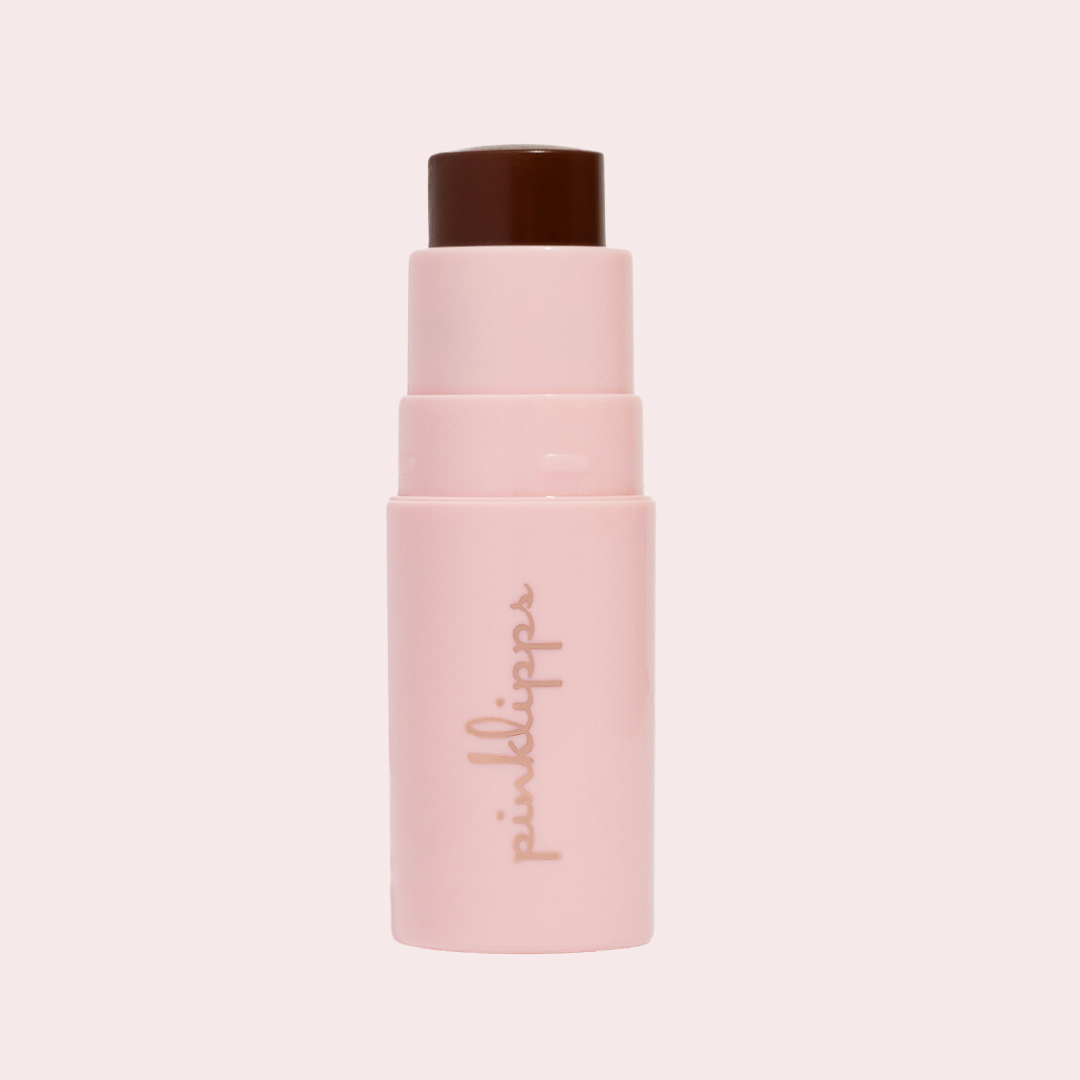 Pink Lipps Soft Matte Contour Stick on white background — for sculpting all skin tones.