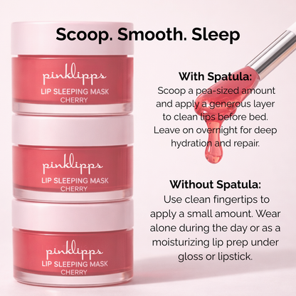 how to use cherry lip sleeping mask