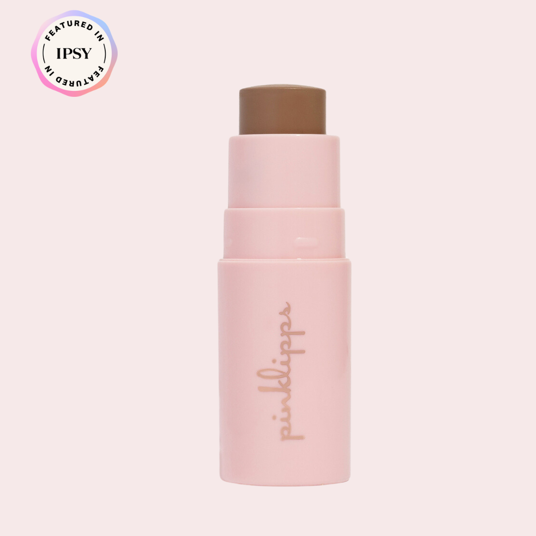 Pink Lipps Soft Matte Contour Stick on white background — for sculpting all skin tones.