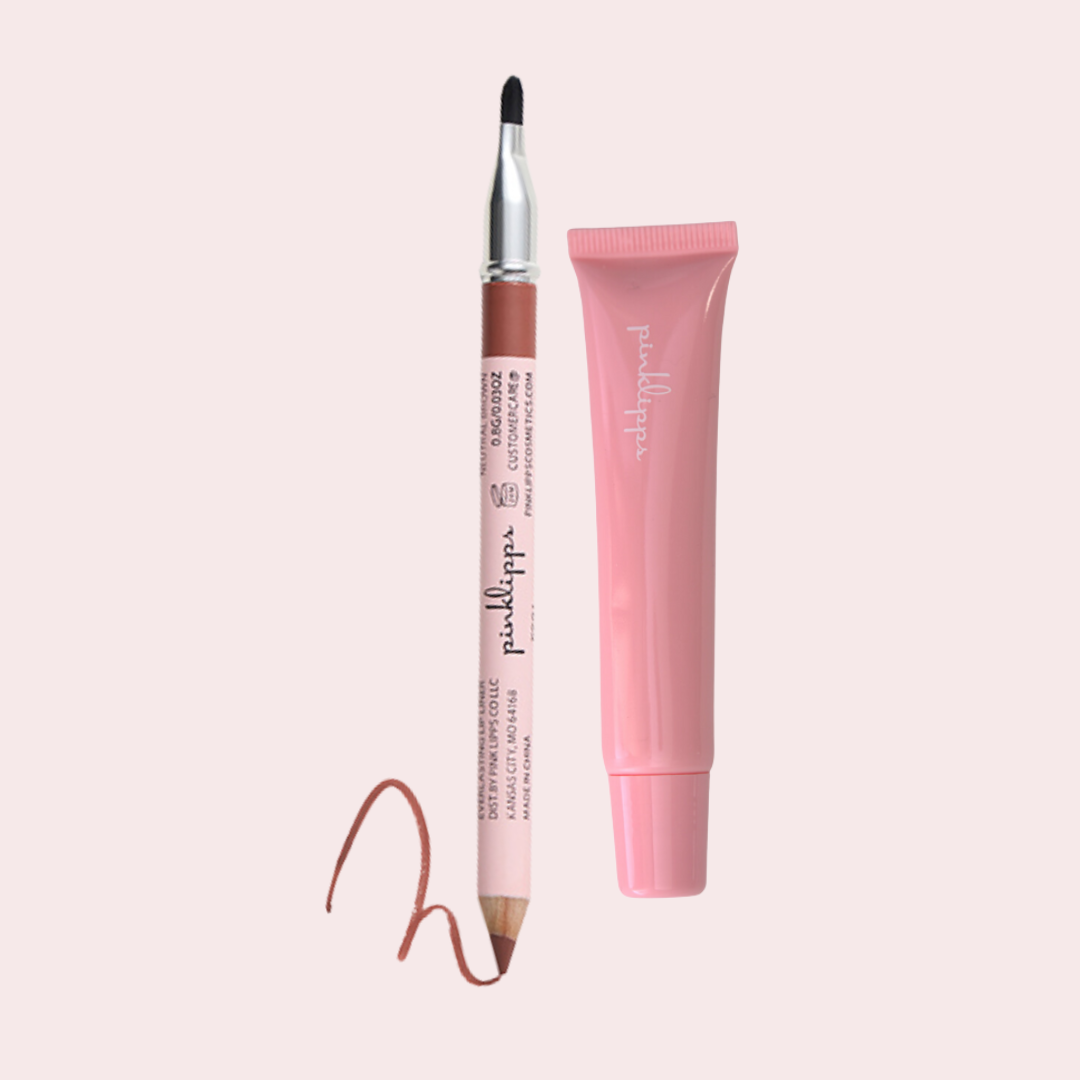 Lip Combos with Power & Rose Brown Liner