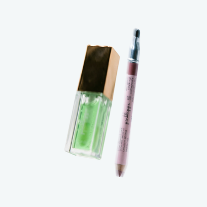 Glow Lip Oil + Lip Liner Combo
