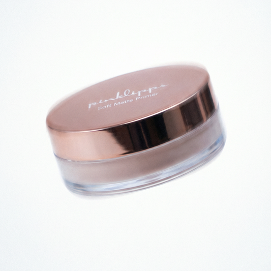 Pink Lipps Soft Matte Primer tube open on white background – velvet-matte base for all skin tones from Ipsy